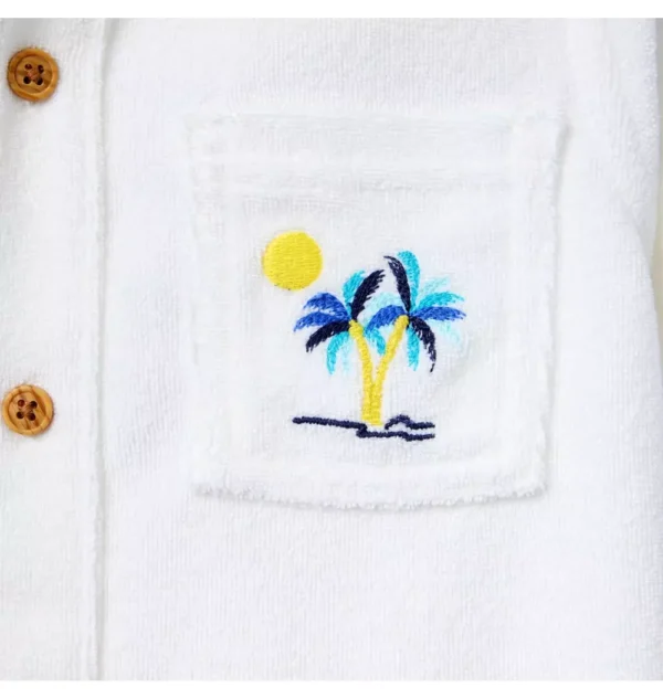 Terry Embroidered Palm Shirt
