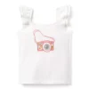 Girls Camera Graphic Top