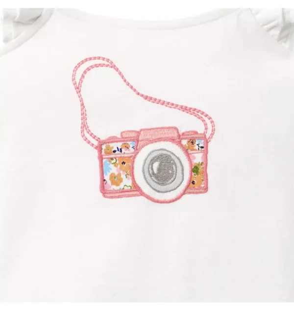 Girls Camera Graphic Top