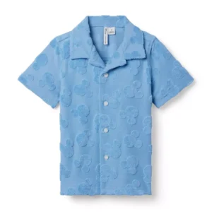 Disney Mickey Mouse Terry Cabana Shirt