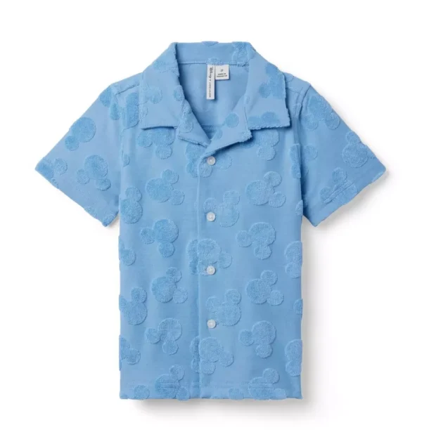 Disney Mickey Mouse Terry Cabana Shirt
