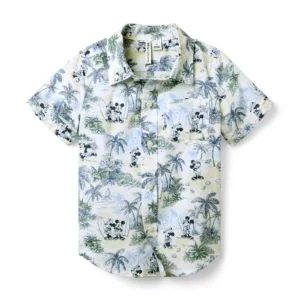 Disney Mickey Mouse Surf Toile Shirt