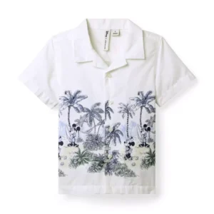Disney Mickey Mouse Surf Cabana Shirt