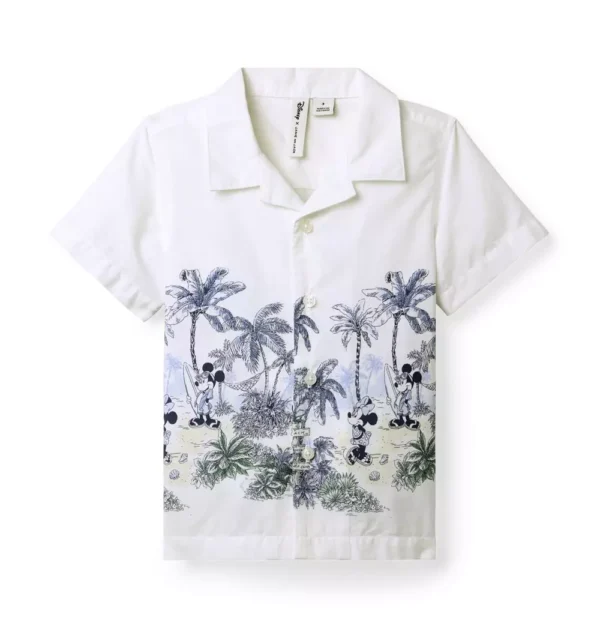 Disney Mickey Mouse Surf Cabana Shirt