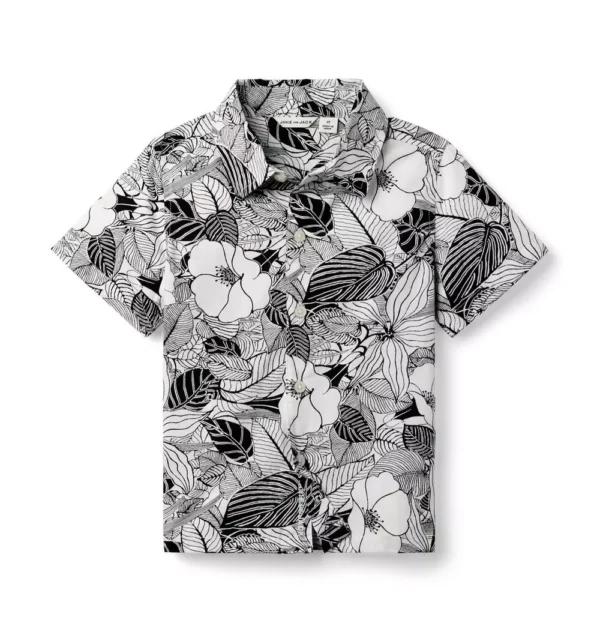 The Palm Bloom Poplin Shirt