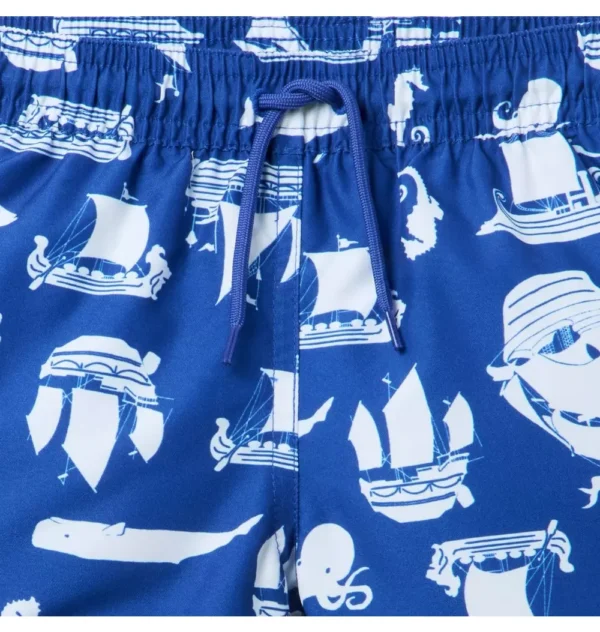 Recycled Pirate Ship Swim Trunk