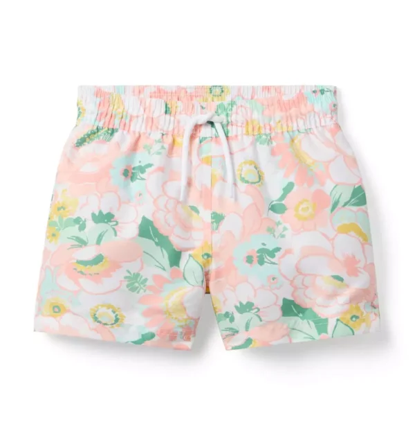 Recycled Floral Swim Trunk