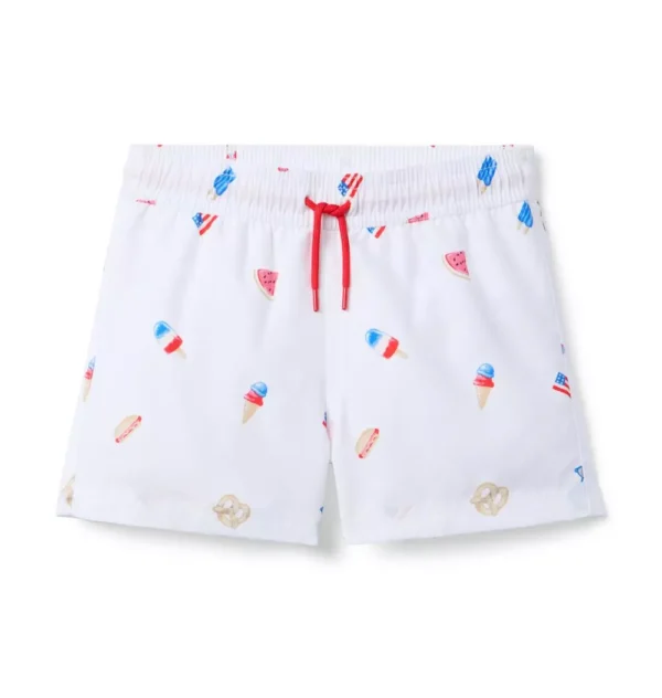 Americana Picnic Swim Trunk