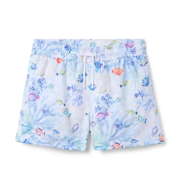 Coral Reef Swim Trunk