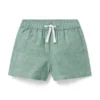 Linen-Cotton Pull-On Shortest Short