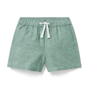 Linen-Cotton Pull-On Shortest Short