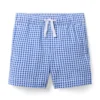 Gingham Pull-On Short