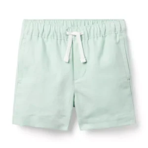 Linen-Cotton Pull-On Short