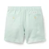 Linen-Cotton Pull-On Short