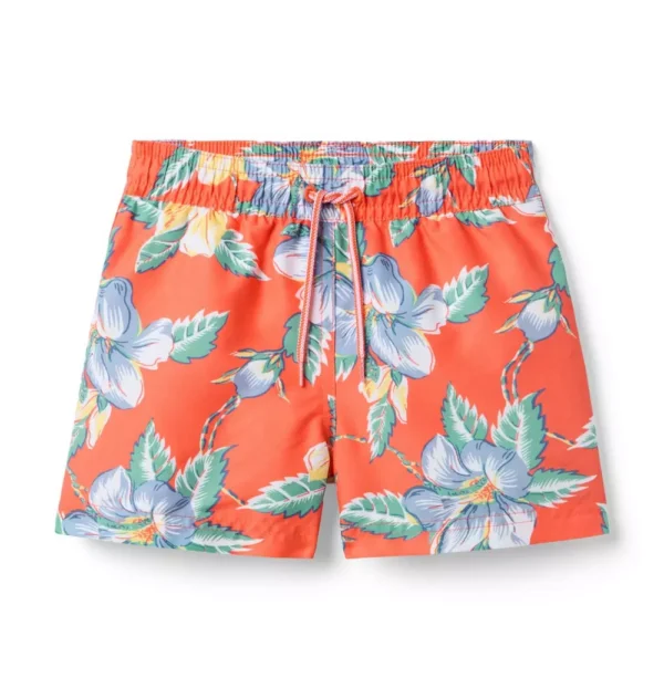 Recycled Floral Swim Trunk