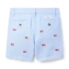 Embroidered Flag Oxford Short