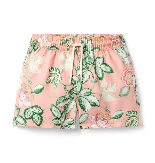 Recycled Floral Swim Trunk