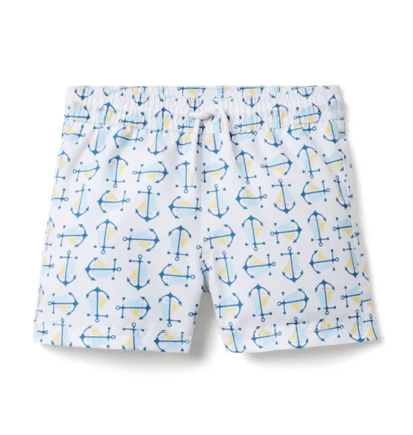 Recycled Anchor Swim Trunk