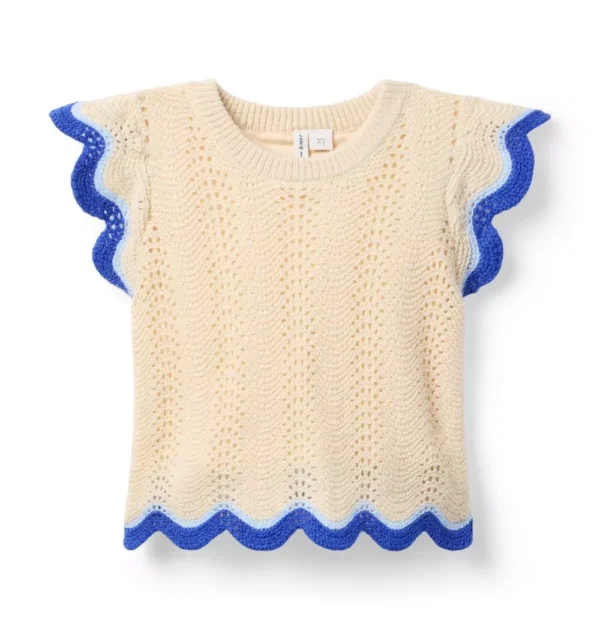 The Crochet Scalloped Top