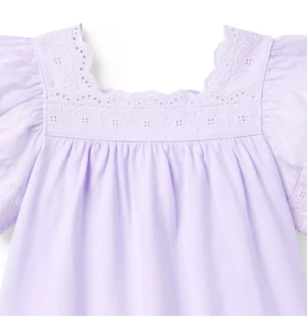 Girls Eyelet Detail Top