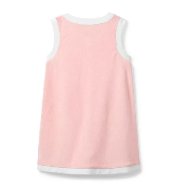 Terry Button Swim Cover-Up