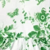 Floral Toile Pintuck Top
