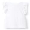 Sunglasses Print Ruffle Top