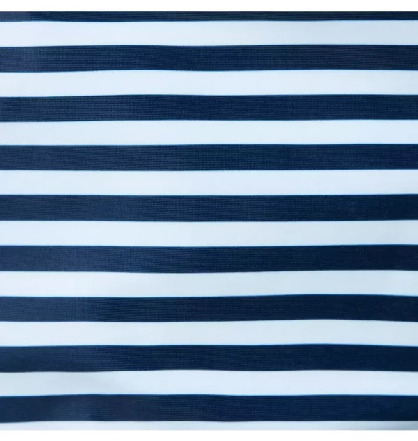 Retro Stripe Bow Swimsuit