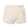 The Scalloped Button Short