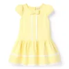 Eyelet Trim Ponte Dress