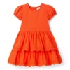Eyelet Trim Dress