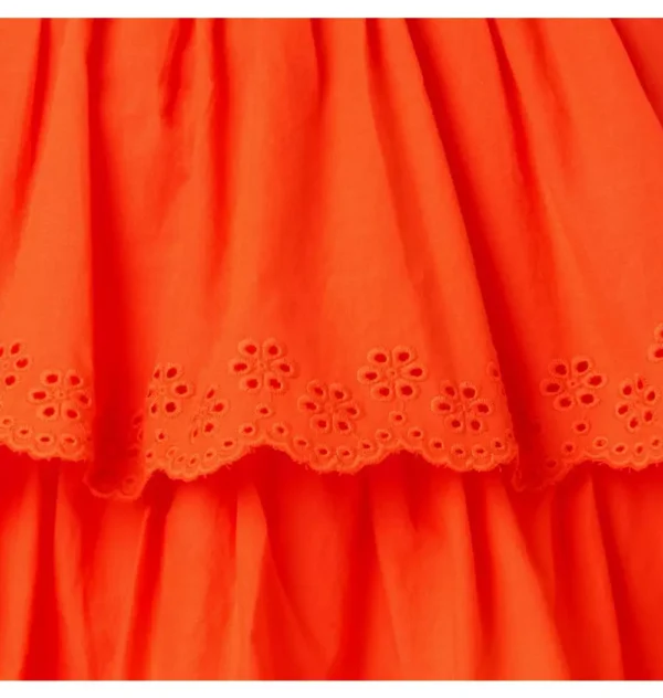 Eyelet Trim Dress