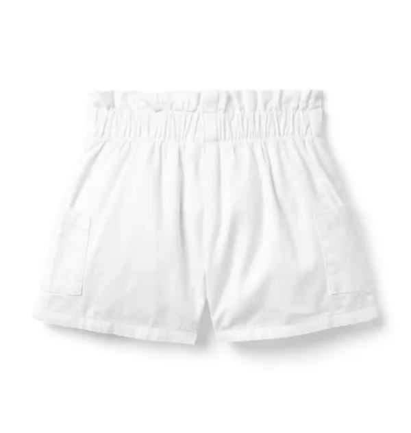 Twill Paperbag Waist Short
