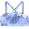 Recycled Gingham Bow 2-Piece Swimsuit