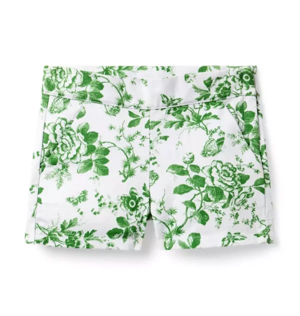 Floral Canvas Short