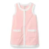 Terry Button Swim Cover-Up