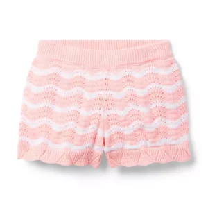 Striped Sweater Short