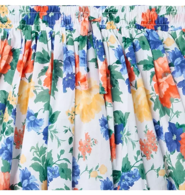 Floral Pleated Skort