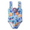 Recycled Floral Rosette Swimsuit