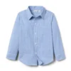 Gingham Seersucker Shirt