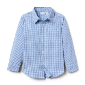 Gingham Seersucker Shirt
