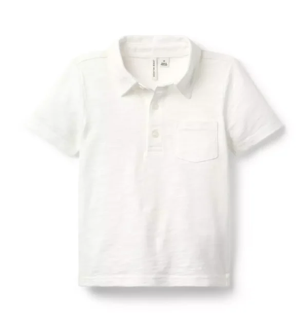 Slub Knit Polo